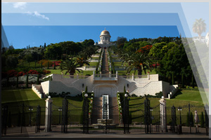 Cityfoto 02 - Israel, Haifa Grten der Bahai