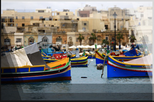 Cityfoto 12 - Malta, Marsaxlokk, bunte Fischerboote