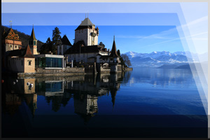 Cityfoto 39 - Schweiz, Thunersee, Schloss Oberhofen