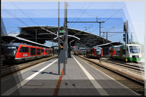 Fotografie Erfurt 19 - Bahnhof, Zge