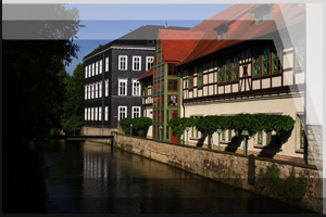 Fotografie Erfurt 32 - Fachwerkuser an der Gera